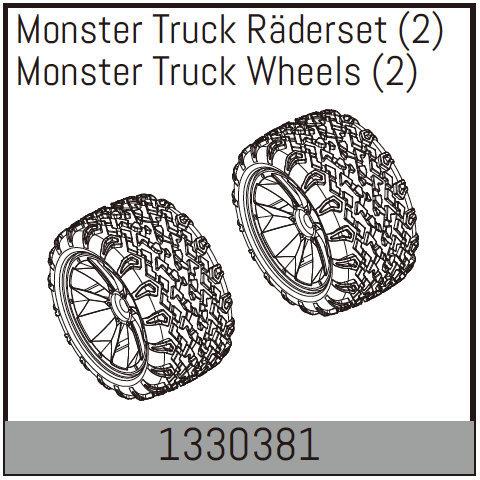 Absima - 1330381 - Monster Truck Wheels (2)