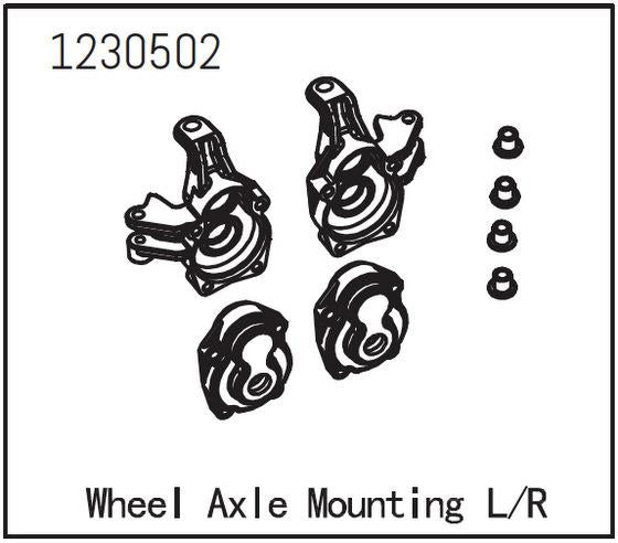 Absima - 1230502 - Wheel Axle Mounting