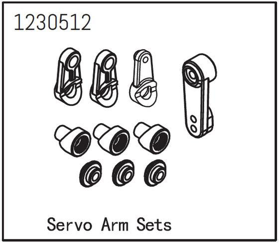 Absima - 1230512  - Servo Arm Set
