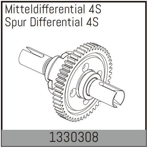 Absima - 1330308 - Spurhjul i Modul1 med Differentiale - 4S