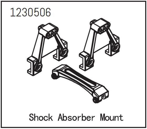 Absima - 1230506 - Shock Absorber Mount (2)