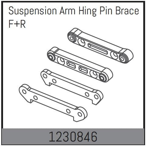 Absima - 1230846 - Hinge pin til bærearme til ADB1.4