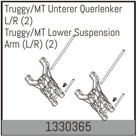 Absima - 1330365 - Truggy/MT Lower Suspension Arm (L/R) (2)