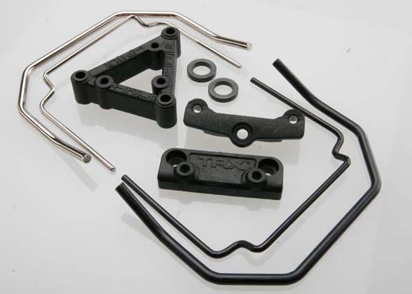 Traxxas - TRX5496 - Sway bar mounts (front & rear) (Revo)/ sway bar wires (front & rear) (4)/ drill guide/ spacers