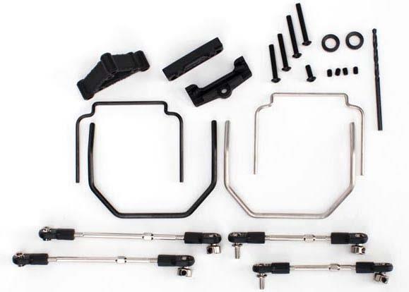 Traxxas - TRX5498 - Sway bar kit, Revo (front and rear) (includes thick and thin sway bars and adjustable linkage) (requires part